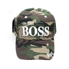 "I'm the Boss" Casual Caps For Kids And Adults Wholesale MOQ -12 pcs