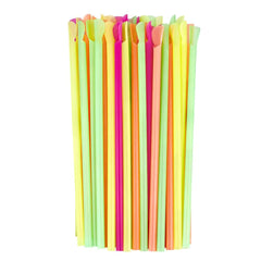 Spoon Milkshake Cocktail Spoon Drinking Straws- MOQ 24 Pack