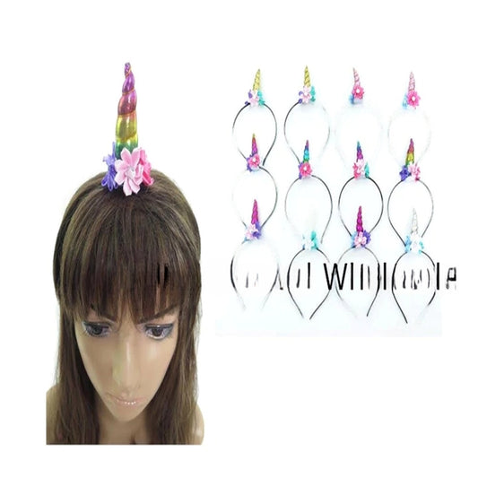 Wholesale Cute Unicorn Headbands  MOQ -12 pcs