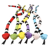 45" Striped Snake Plush – Soft, Long, and Cuddly Plush Toy for All Ages