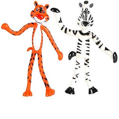 Bendable Zoo Animal Figures kids toys in Bulk