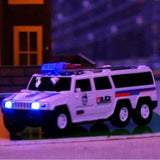 Battery Operated Bump and Go Police SUV Car Kids Toy In Bulk