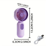 Mini Portable Fan - USB Rechargeable & 3 Speeds