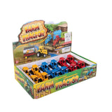 3.75" Die-Cast Pull Back Farm Tractors - Assorted