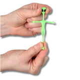 2.25" Glow In Dark Stretchy Alien 48ct Fidget toys
