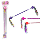 23" Cha-Cha Tinsel Baton – Sparkly, Colorful Performance and Dance Accessory