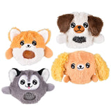 3" Dog Squeezy Bead plush | Assorted (Dozen = $37.99)