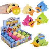 3" Ducky Squeezy Bead Plush – Assorted Colors, Soft, Squishy, and Stress-Relieving