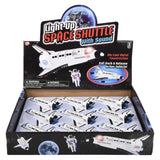 Die-Cast Pull Back Space Shuttle with Lights For Kids In Bulk