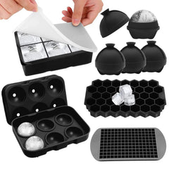 Assorted Silicone Honeycomb Shape Ice Cube Maker Tray For Kitchen