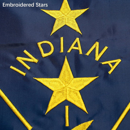 Indiana 3' x 5' Flag - High-Quality Decorative Flag