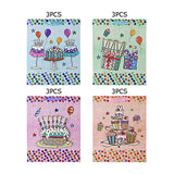 Cake Balloon & Star Printed Gift Bags - Fun and Festive Bags for Celebrations and Special Occasions