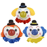 Clown Bead Plush Squeezy Ball Kids Toy In Bulk- Assorted