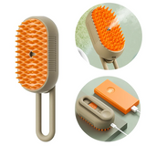 2307GP 3 In 1 Cat Steam Brush Electric Cat Comb Pet Massage Comb for Cats Spray Water Cat Bath Brushes Pet Grooming Supplies