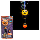 12" Pumpkin Light-Up Bubble Blower For Kids