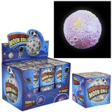 2.75" Light-Up Moon Bounce Ball – Assorted Colors, LED Glowing, High-Bounce Action