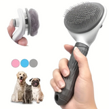 2808GP One-Click Pet Hair Removal Comb Magic Comb With Plastic Handle Fast Remove Dog Cats Floating Hair Pet Hairs Cleaning Products