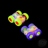 Transparent Gear 4" Flip Car Kids Toy In Bulk- Assorted