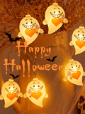 2907BA Pumpkin Lamp Halloween Decoration Scene Theme Layout Lighting Chain Luminous Ornament Ornaments Front Desk Shop Decoration Pendant