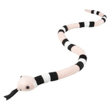 45" Striped Snake Plush – Soft, Long, and Cuddly Plush Toy for All Ages