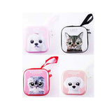 Animal Dog Cat  Printed Tin Coin Purses