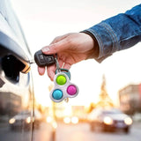 Simple Dimple Popper Fidget Keychain Toy - Assorted