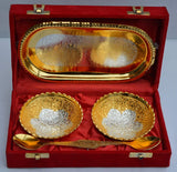 Golden and Silver Plated Bowl Set