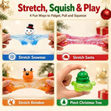 Glitter Christmas Squishy Fidget Toy for Kids