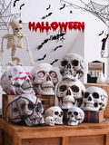 0709BA Halloween Dress up Pumpkin Decorative Jewelry Decoration Scene Layout Photo Props Horror Theme Skull Decoration