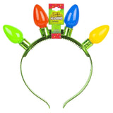 Holiday Light-Up Christmas Bulb Stuffers Kid Headband