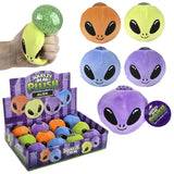 Alien Squeezy Bead Plush Ball Kids Toys In Bulk- Assorted