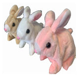 Wholesale Cute Battery Operated Walking Hopping Bunnies with Sound (MOQ-6)