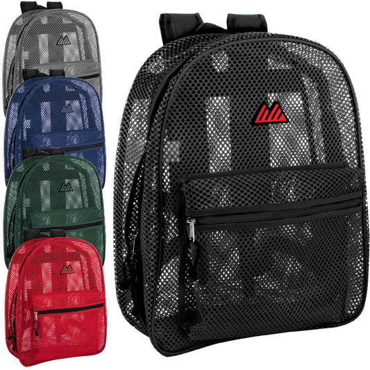 Wholesale Mesh Backpack - 17 Inch