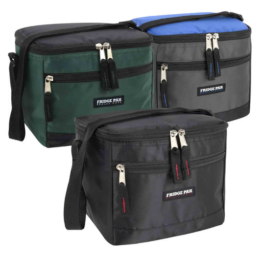Fridge Pak 6 Can Bag With Front Zippered