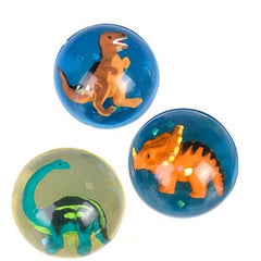 Dinosaur Themes Bouncy Balls Kids Toy In Bulk- Assorted