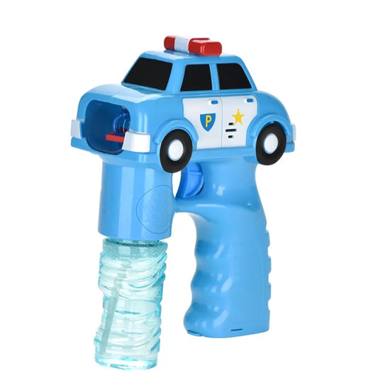 Police Car & Fire Engine Bubble Gun Kids Soap Bubble Machine Gun with Music and Light Wholesale Toys