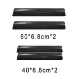 Universal Black Car Door Plate Stickers