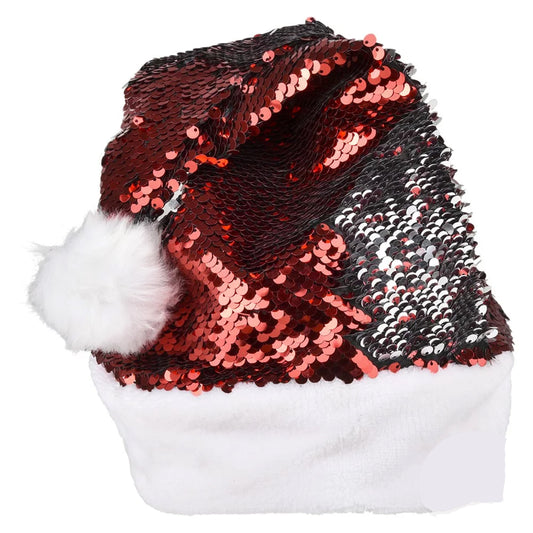 Flip Sequin Christmas Santa Kids Hat- {Sold By- 3Pcs= $21.49}