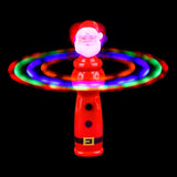 Santa Light-Up Spinning Orbit Wand Kids Toys In Bulk