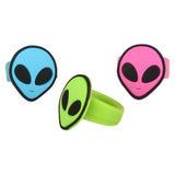 1" Alien Rubber Rings – Assorted Colours & Fun Designs