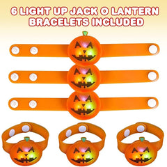 Halloween Light-Up Snap Bracelet kids toys In Bulk