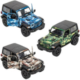 5" Die-Cast 2018 Jeep Wrangler Camo Hard Top - Assorted