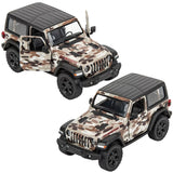 5" Die-Cast 2018 Jeep Wrangler Camo Hard Top - Assorted