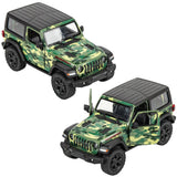 5" Die-Cast 2018 Jeep Wrangler Camo Hard Top - Assorted