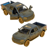 5" Die-Cast Ford F-150 SVT Raptor Muddy – Assorted