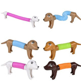 Dachshund Fidget Pop Tube In Bulk- Assorted