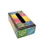 Wholesale Multicolor Designer Wooden Crafted Tissue Box (MOQ-10)