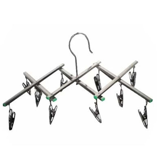 Wholesale Expandable 10 Metal Clip Hanging Display Rack Versatile and Space-Saving Merchandise Organizer(Sold by the piece)