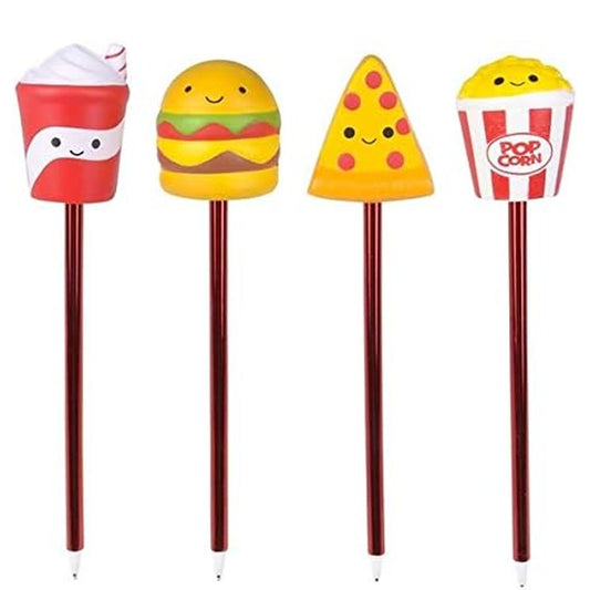 Fast Food Squish Pen kids toys In Bulk- Assorted