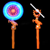 Bulk Light Up Windmill Wands For Kids - Assorted